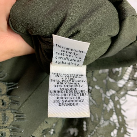 Diane Von Furstenberg Glimmer Lace Pencil Skirt 2 - Picture 9 of 12